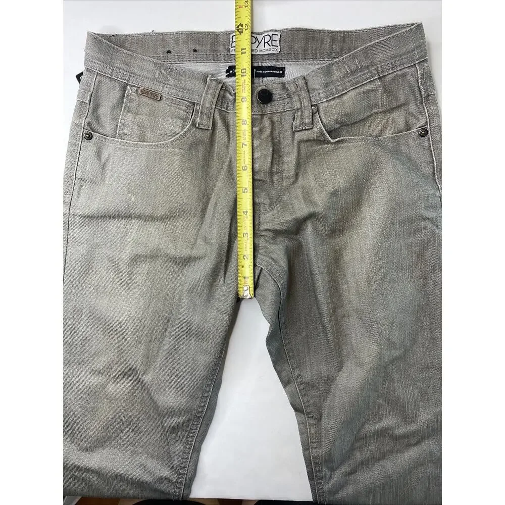 Empyre Mens Size 30 Washed Gray Jeans